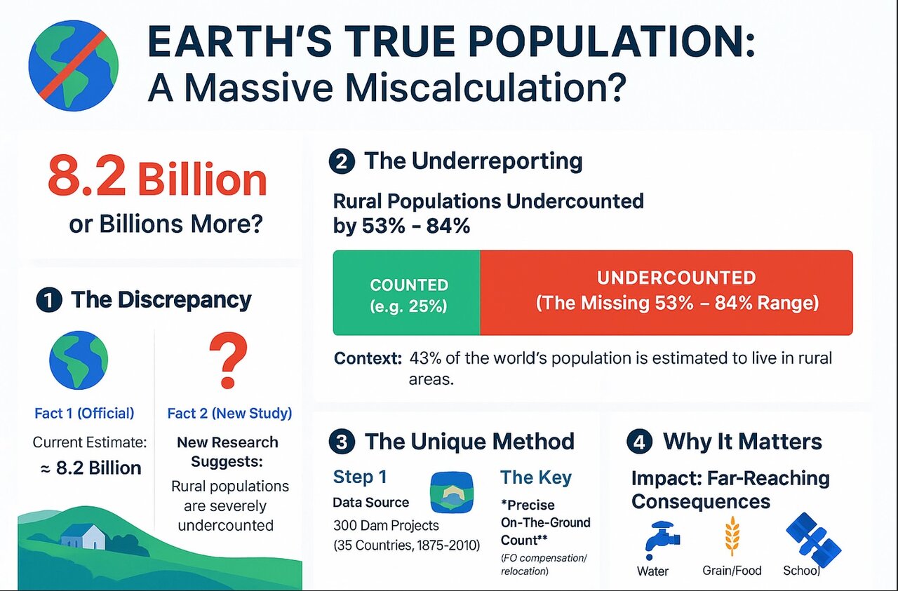 آیا ما میلیاردها انسان را در زمین گم کرده‌ایم؟