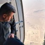 انجام پایش هوایی محورهای فرعی و نقاط صعب العبور کرمان توسط پلیس