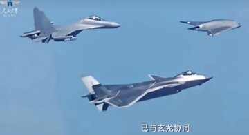 «اژدهای سیاه» در آسمان / همکاری جنگنده و پهپاد عملیاتی شد