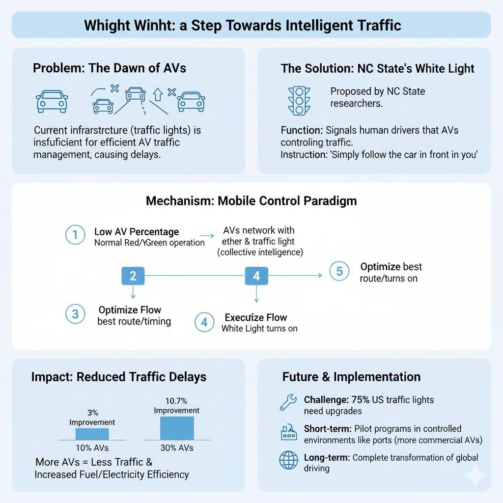 با افزودن رنگ سفید، چراغ راهنمایی ۴ رنگه خواهد شد!