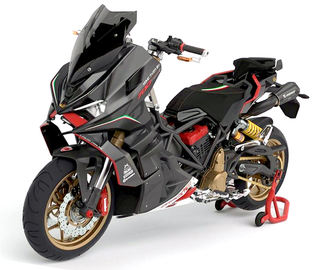 ترکیب F-۲۲ و موتورسیکلت وسپا / اسکوتر یک میلیارد تومانی با روح یک جنگنده