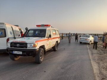 تصادف خودروی حامل اتباع خارجی در مسیر سراوان – خاش/ ۹ کشته و هفت مجروح