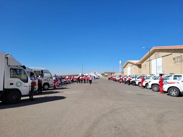 تقویت توان امدادی هلالاحمر زنجان با الحاق آمبولانسها و خودروهای کمکدار جدید