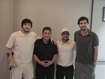 جلسه قلعه‌نویی با آزمون، قایدی و عزت‌اللهی در امارات