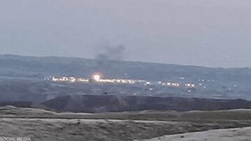 حمله پهپادی به میدان گازی عراق