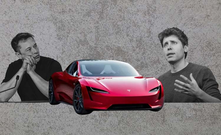 درگیری تازه ایلان ماسک و سم آلتمن؛ ماجرای تسلا رودستر بالا گرفت