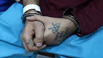 سارق تبر بهدست با شلیک پلیس زمینگیر شد