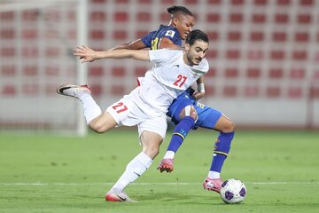 عکس| مهاجم تیم ملی در تمرینات تیمش