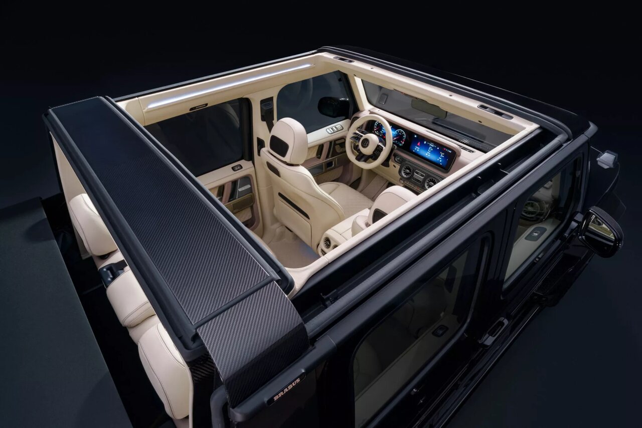 غول آفرودی مرسدس، بدون سقف شد