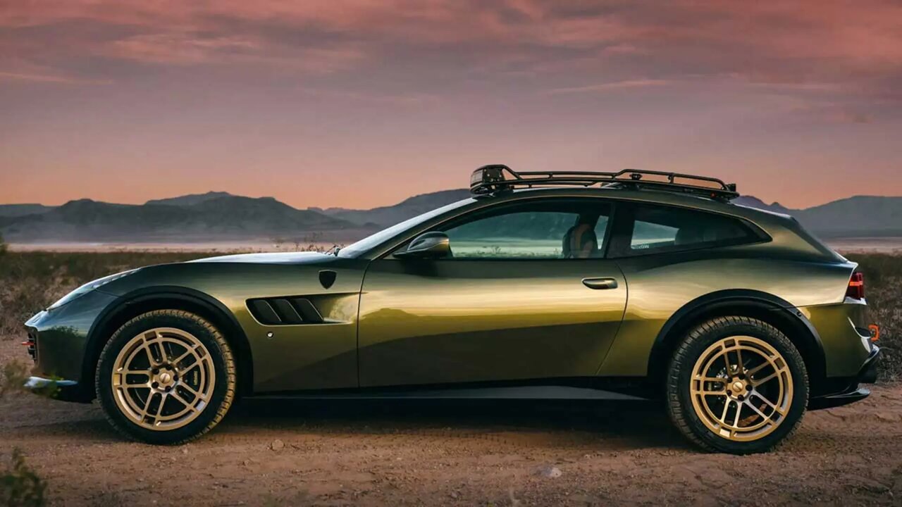 فراری به آفرود می‌رود / غرش موتور ۱۲ سیلندر در بیابان‌ها