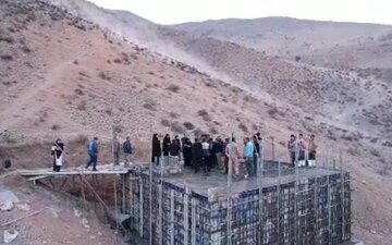 مخزن آب شرب روستای پلنگه در طارم سفلی به زودی تکمیل می‌شود