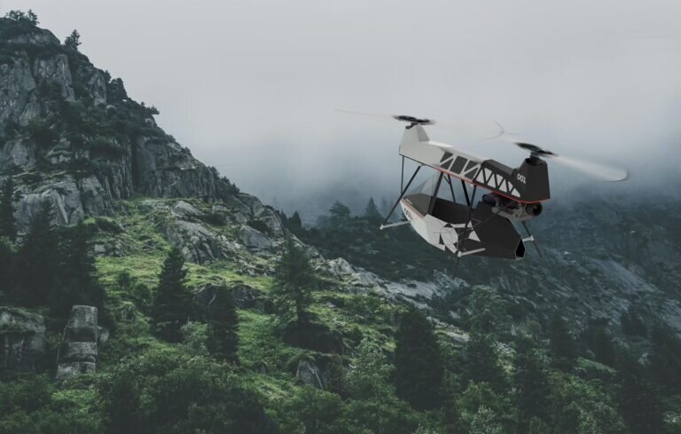 هلیکوپتر شخصی که در صندوق عقب خودرو جا میشود!