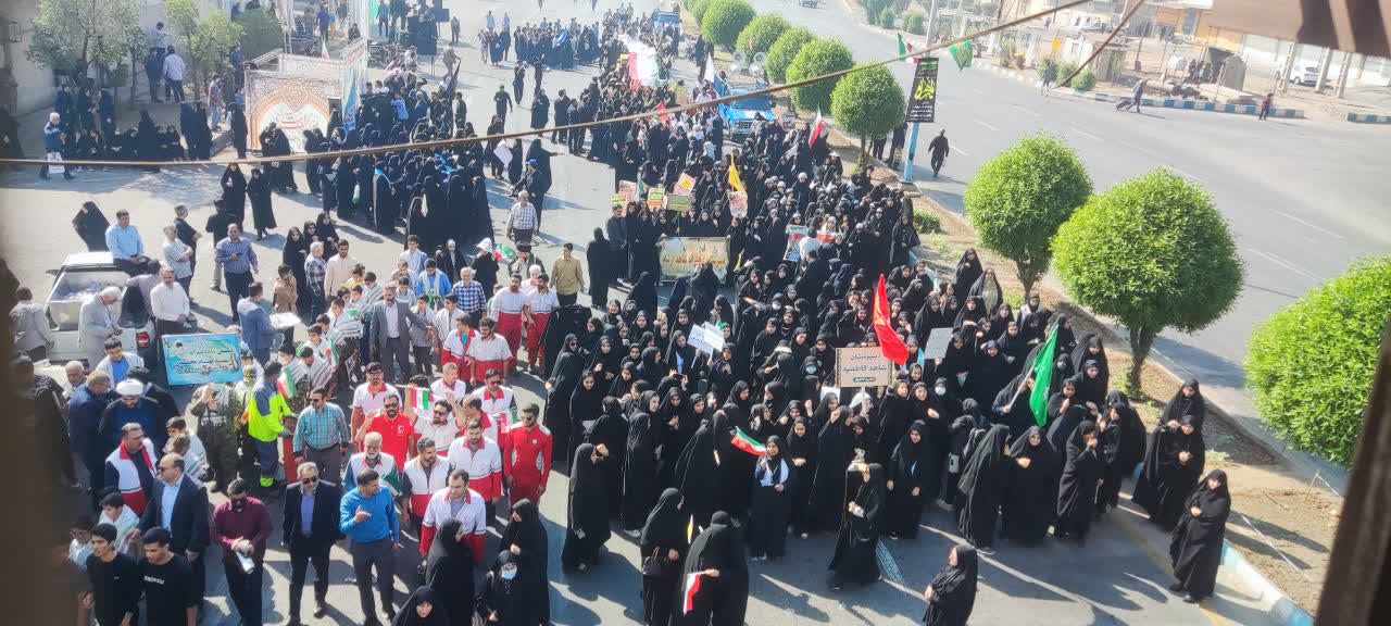 همگامی مردم و مسئولان خوزستان در یوم‌الله ۱۳ آبان؛ تجدید میثاق با آرمان‌های انقلاب