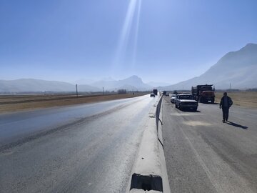 چهارخطه شمسآباد–خراجی زیر بار ترافیک رفت