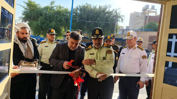 گشایش ساختمان جدید راهنمایی و رانندگی مسجدسلیمان با حضور فرمانده انتظامی خوزستان