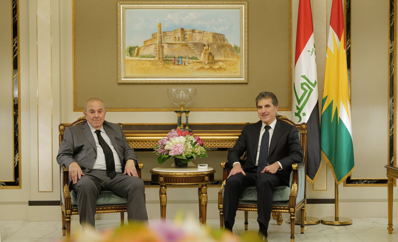 گفت‌وگوی «نیچیروان بارزانی» و دکتر «ایاد علاوی» درباره تشکیل دولت آینده عراق فدرال