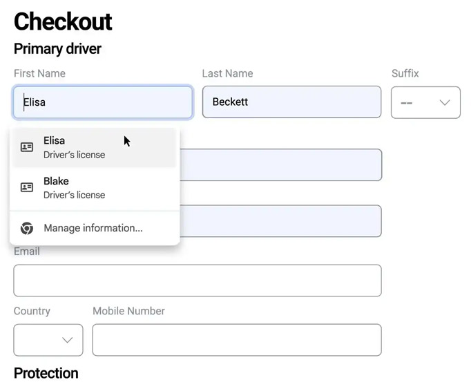 گوگل قابلیت جدید Auto-fill را به کروم افزود؛ از گذرنامه تا پلاک خودرو