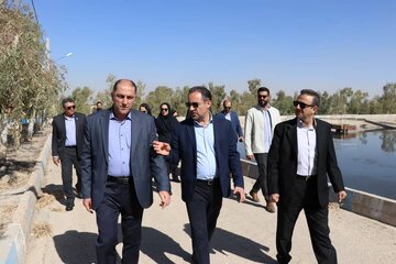 آغاز آبگیری طرح ارتقای ظرفیت تصفیهخانه فاضلاب شهرک صنعتی شیراز