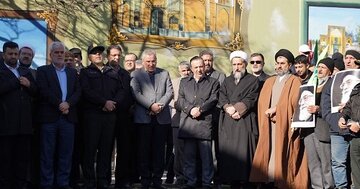 اجتماع باشکوه مردم قزوین در گرامیداشت یومالله ۹دی