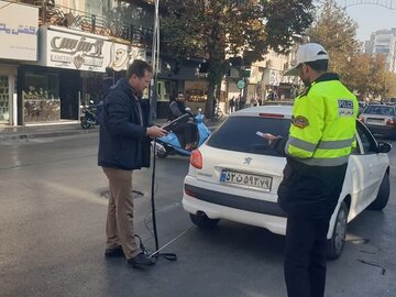 افزایش نظارت بر خودروهای آلاینده در قزوین