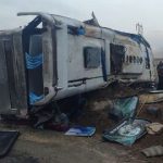 انحراف اتوبوس در جاده کرمان به رفسنجان حادثه ساز شد