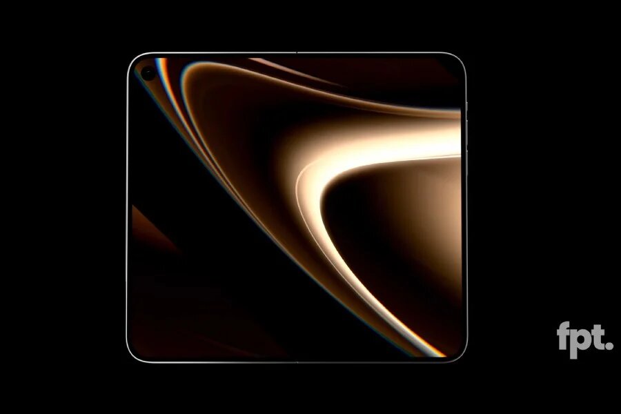 این آیفون تاشو است / طراحی عریض و بدون چینخوردگی نمایشگر