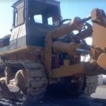 بلدوزر قاچاق در یزد توقیف شد