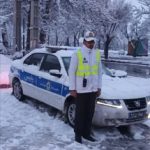 تردد موتورسیکلت و دوچرخه در شرایط برفی ممنوع است