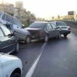 تصادف زنجیرهای دو پراید، یک وانت، یک سمند و یک پژوی ۲۰۶ در اتوبان امامعلی/ چند نفر مصدوم شدند