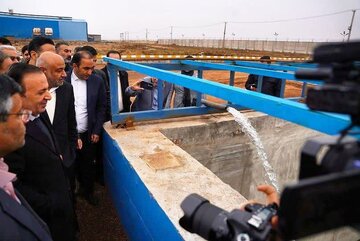 تصفیهخانه آریان فولاد بوئینزهرا با حضور وزیر کار افتتاح شد