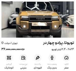 تغییر شگفتآور قیمت خودروها پس از ورود به ایران/ این خودروی ۶ میلیارد تومانی در بازار ایران ۳۶ میلیارد تومان شد