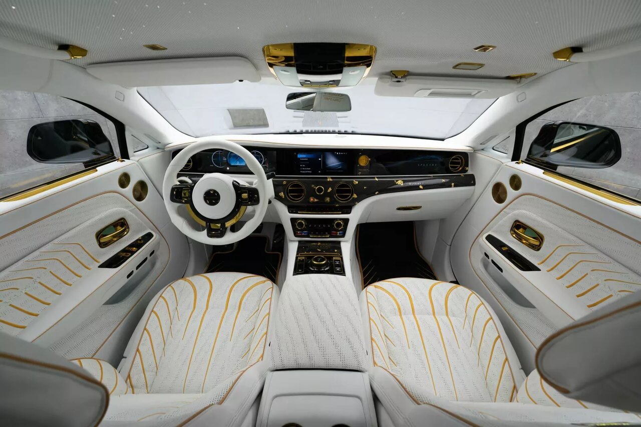 تولید رولزرویس منصوری با طلای خالص / عکس