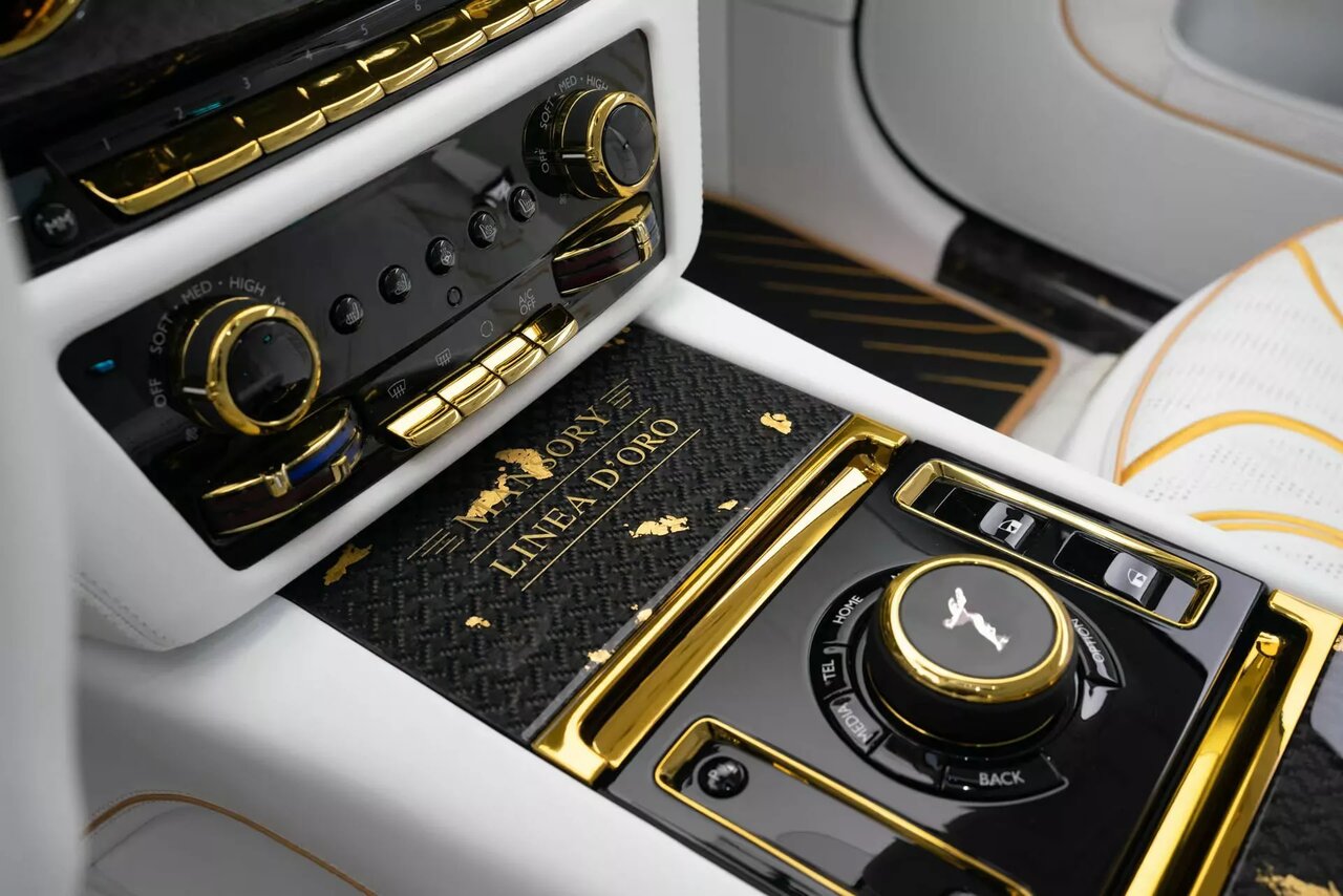 تولید رولزرویس منصوری با طلای خالص / عکس