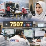 ثبت ۷۵۰۷ تماس با اورژانس ۱۱۵ چهارمحال و بختیاری در روزهای اخیر