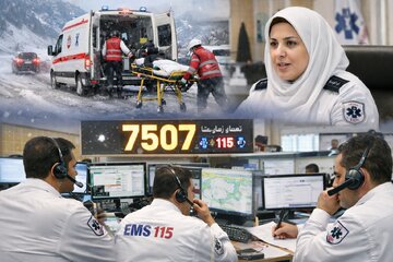 ثبت ۷۵۰۷ تماس با اورژانس ۱۱۵ چهارمحال و بختیاری در روزهای اخیر