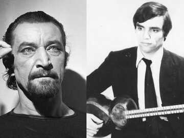 حسین علیزاده و رقصنده مشهور در حافظیه + عکس