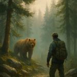 حمله خرس به مرد ۴۲ ساله در منطقه لندی شهرستان اردل