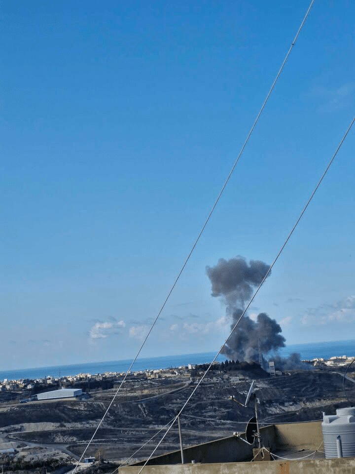 حمله هوایی اسرائیل به جنوب لبنان/ عکس