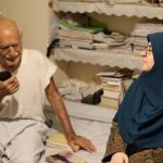 دیدار سخنگوی دولت با عطا احمدی خیر مدرسه‌ساز کرمانی