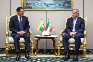 رئیس جمهور: تصویر روشنی از ظرفیت‌های همکاری میان ایران و میانمار وجود دارد