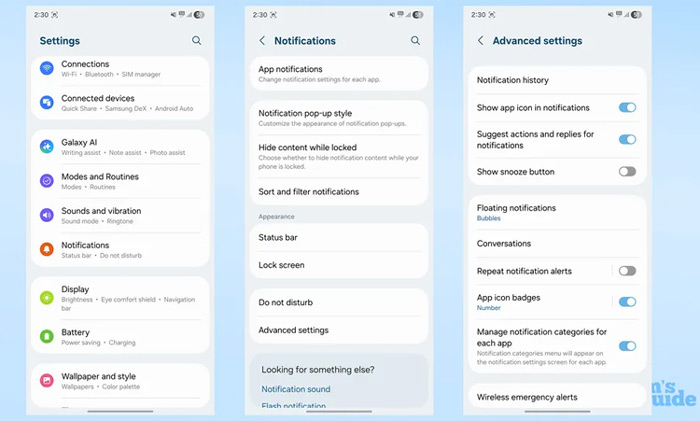 راهنمای کامل مدیریت اعلانها در اندروید