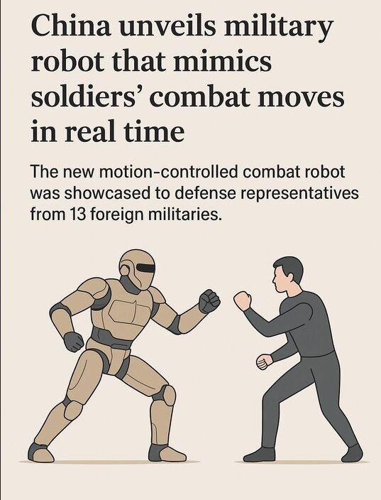 ربات جنگی چین که مثل یک «سرباز واقعی» می‌جنگد