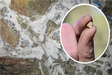 رونمایی از ذخایر عظیم طلا که سالها پنهان مانده بود / فوران طلا از دل زمین