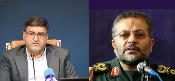 مطالبات مردم چهارمحال و بختیاری محور گفتوگوی استاندار با رئیس بسیج مستضعفین