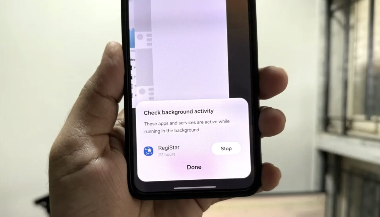قابلیت Force Stop
