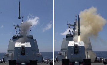 کابوس آمریکا به آب انداخته شد /«قویترین کشتی جنگی جهان» از راه رسید