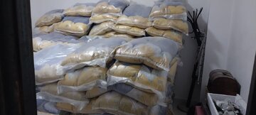 کشف بیش از ۵ تن برنج احتکارشده در وردنجان