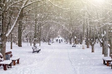 بارش برف، کولاک و یخبندان در راه اصفهان