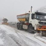 جادههای آذربایجانشرقی لغزنده است/ محورهای شمالی اهر مسدود