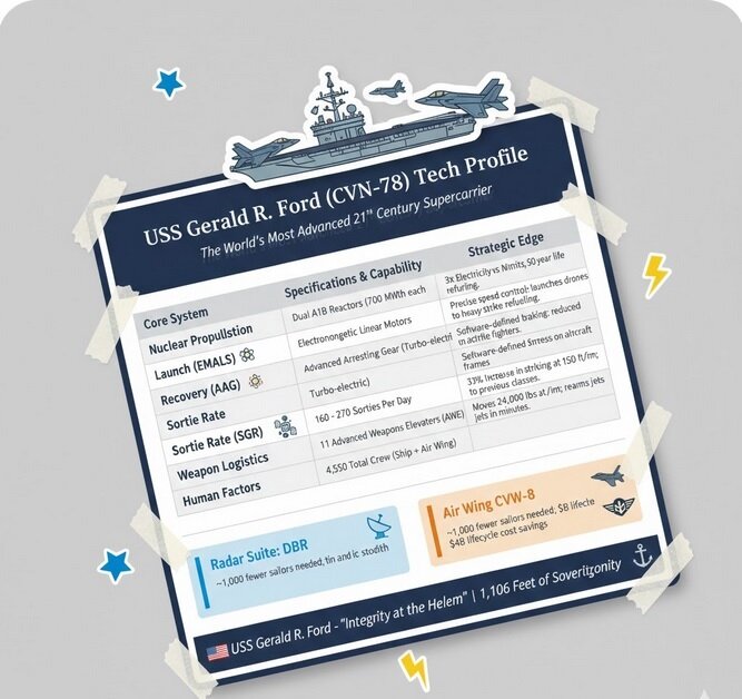 داستان جرالد.آر. فورد؛ گرانترین ناو هواپیمابر جهان